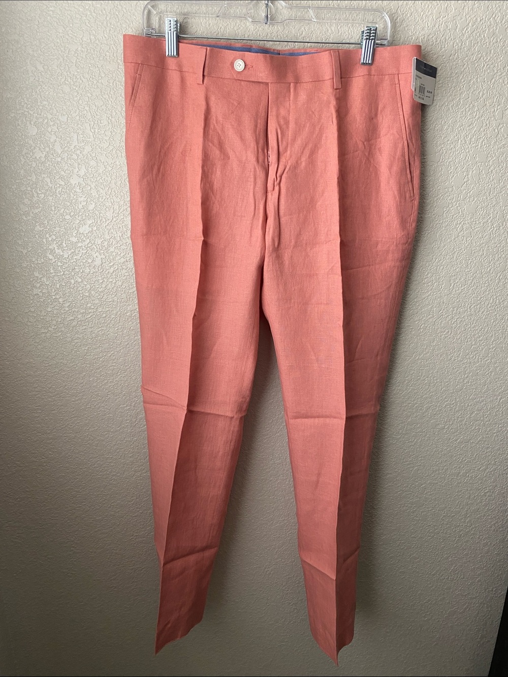 $125 Tommy Hilfiger Mens 100% Linen Dress Pants  Modern Fit - Picture 10 of 13